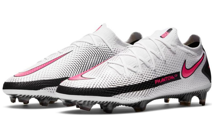 Мужские бутсы Nike Phantom GT Elite FG (бело-красно-черный) — фото 2