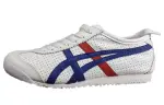 Onitsuka Tiger MEXICO 66 Cushioning Slip Resistant Abrasion Resistant Low top Casual Shoes Unisex Blue Red White