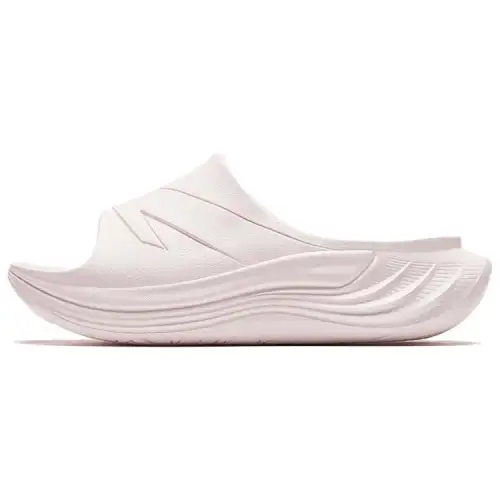 Anta Slip Resistant Abrasion Resistant Slip Resistant Abrasion Resistant Slide Slippers Women's Pink