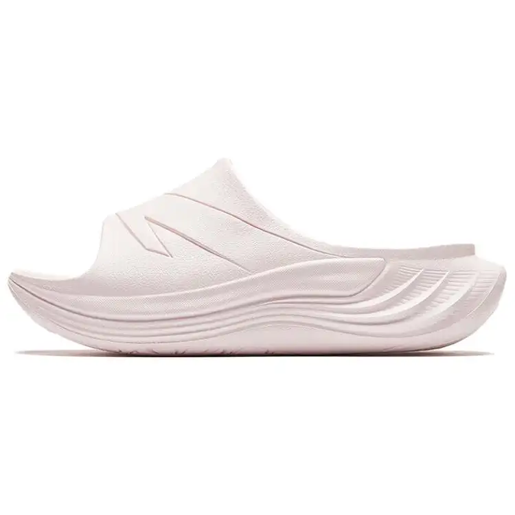 Anta Slip Resistant Abrasion Resistant Slip Resistant Abrasion Resistant Slide Slippers Women's Pink