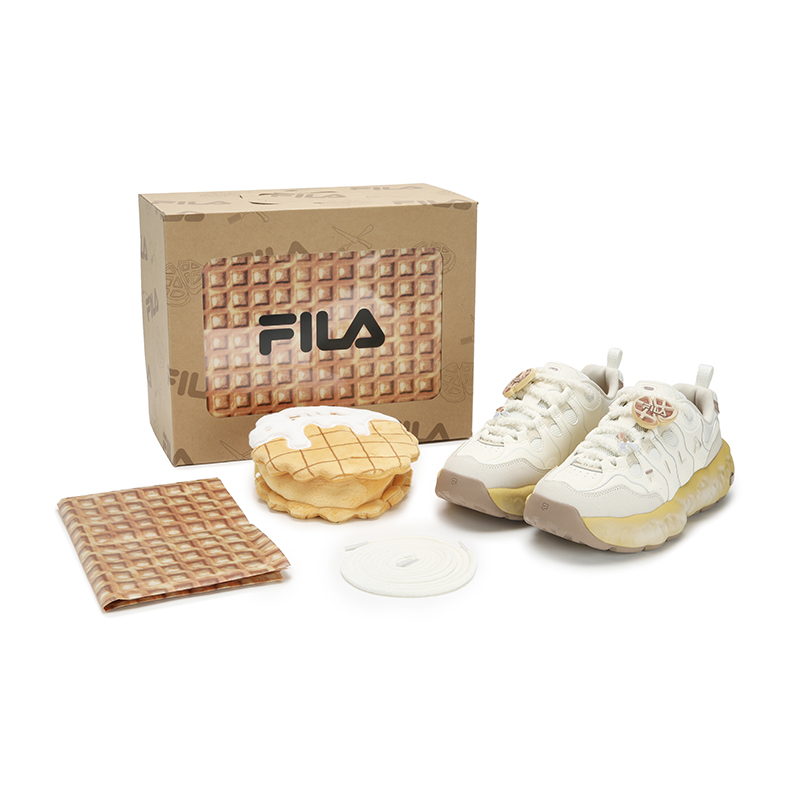 Женские кроссовки Fila FILA MUFFIN (бежево-желтые)