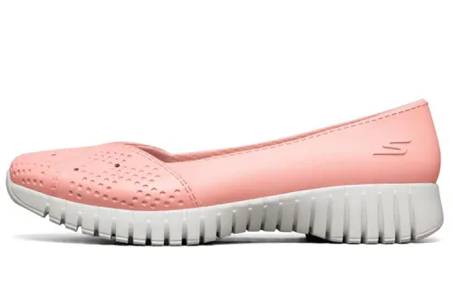 Skechers Go Walk Smart 2 EVA Abrasion Resistant Lightweight Cushioning Low top Casual Shoes Women's Pink