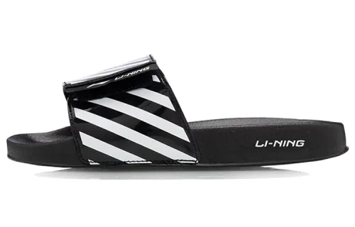 Li Ning Slide Slippers Women's Standard Black/Standard White