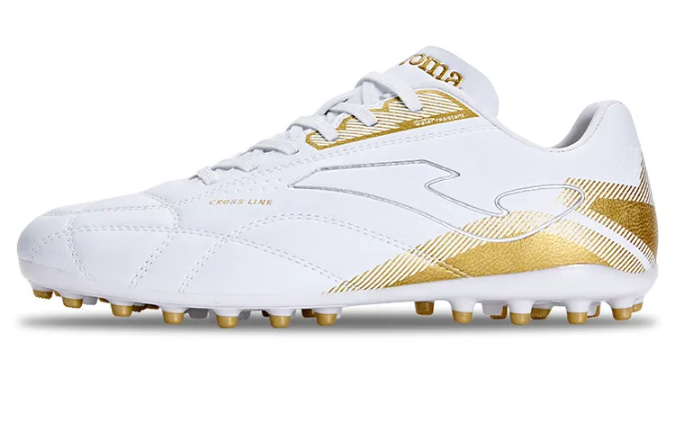 Joma MG Multi Ground Cushioning, Wear Resistant Soccer Shoes Men's White Gold