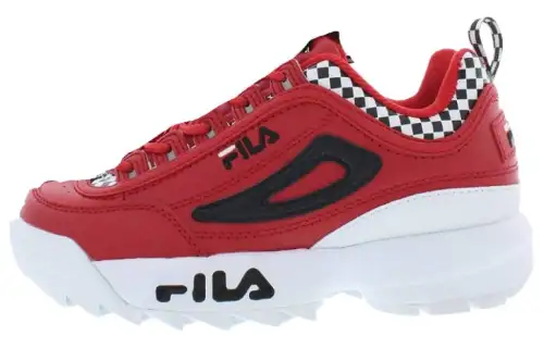 FILA Disruptor 2 Premium RT Big Kid 'Checker'