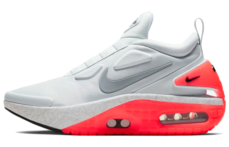 Кроссовки Nike Nike Adapt Auto Max pure platinum (серо-красные)