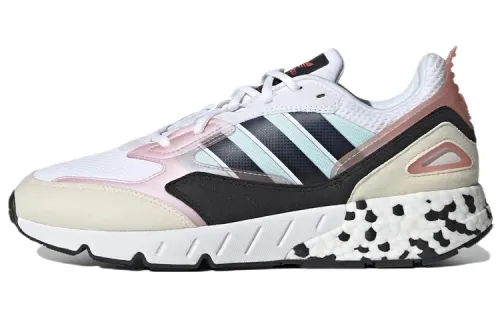 Adidas Originals ZX 1K Boost 2.0 Leather Slip Resistant, Abrasion Resistant, Lightweight Low top Casual Shoes Men's