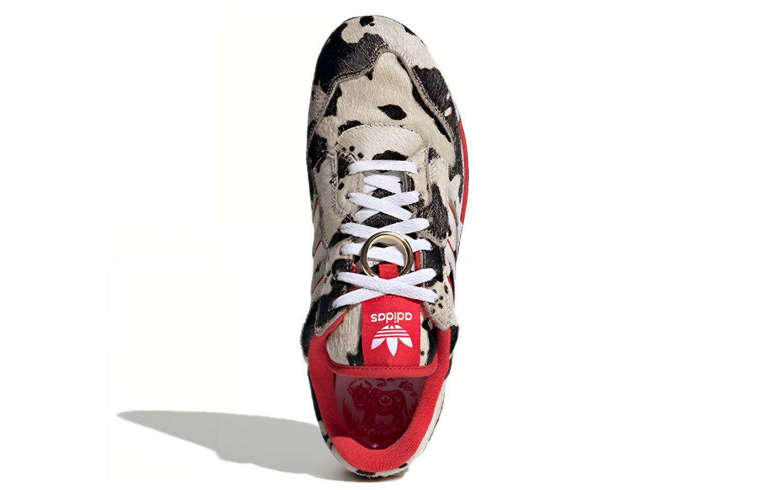 Кроссовки adidas originals ZX 420 (бежево-черные) — Бежевыйчёрныйкрасный — фото 5