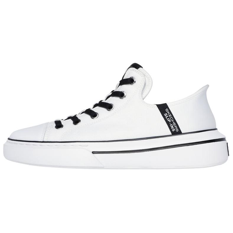 Snoop Dogg x Skechers Slip Ins Low top Casual Shoes Men's White Black