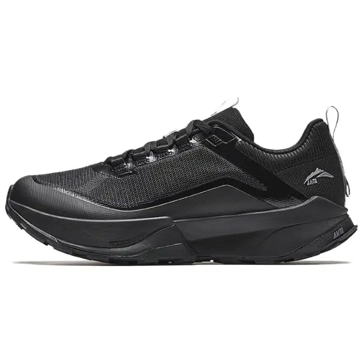 Anta Slip Resistant Abrasion Resistant Low top Casual Shoes Men's Black