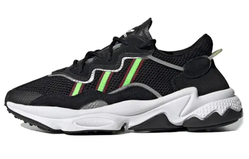 Adidas Wmns Ozweego 'Black Solar Green' Women's