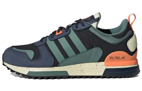 Adidas Originals ZX 700 HD Mesh Slip Resistant And Breathable Low top Casual Shoes Unisex Black Blue