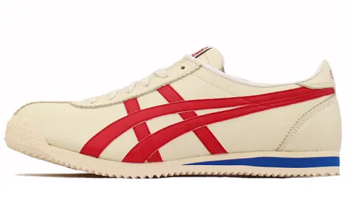 Onitsuka Tiger Corsair Memorial Comfortable Abrasion Resistant Low top Casual Shoes Unisex White Red Blue