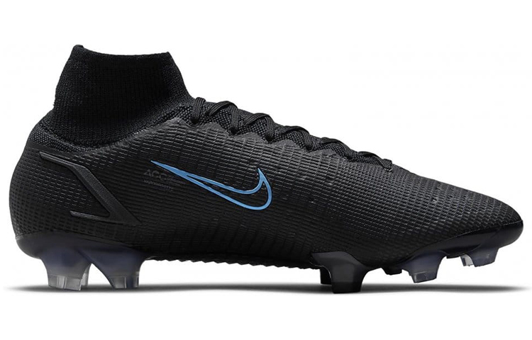 Мужские кроссовки Nike Mercurial Superfly 8 14 Elite FG (черный / синий) — Чёрный / синий — фото 2
