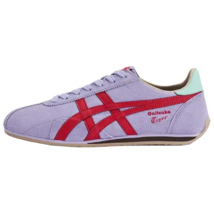 Onitsuka Tiger Runspark Slip Resistant Abrasion Resistant Low top Casual Shoes Unisex Fuchsia