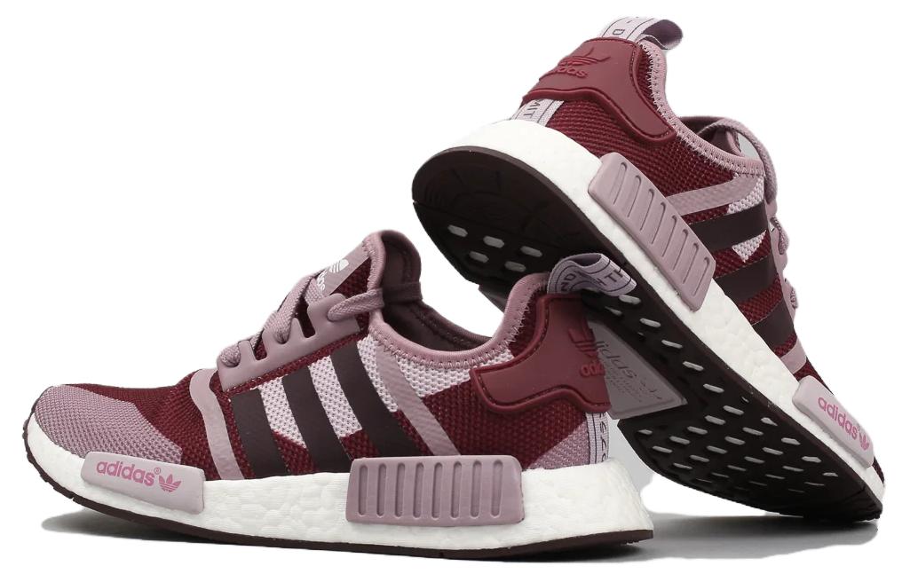 Женские кроссовки adidas originals NMD Blanch Purple (красно-фиолетовые) — Красныйфиолетовый — фото 4
