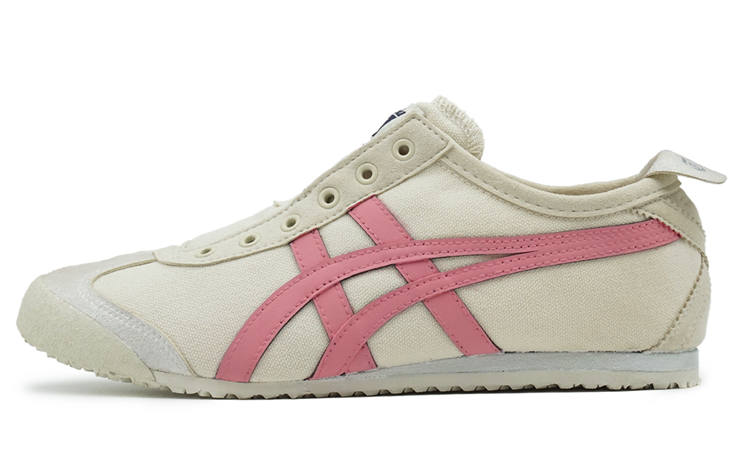 Onitsuka Tiger MEXICO 66 Slip Resistant Low top Casual Shoes Unisex Beige Yellow Pink