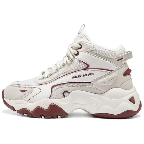 Skechers D'LITES 3.0 High top Casual Shoes Women's Ecru