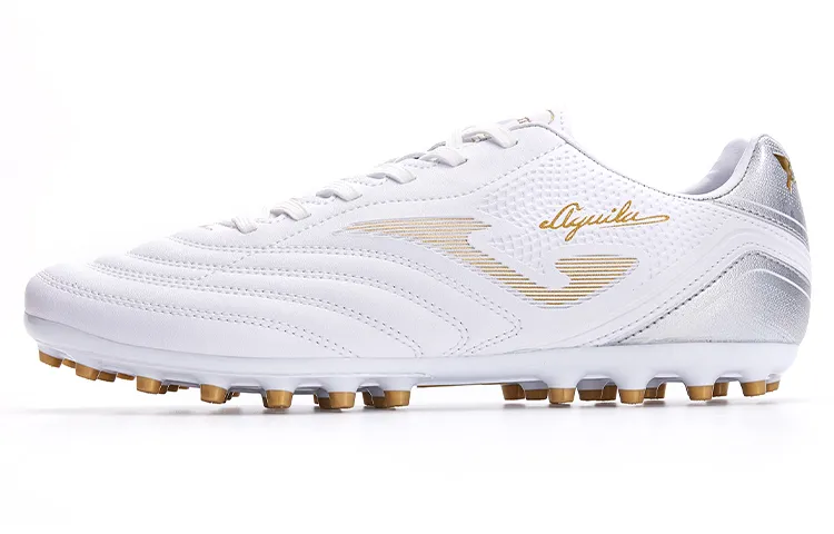 Joma MG Multi Ground Synthetic Leather Non slip Lightweight Soccer Shoes Men's White