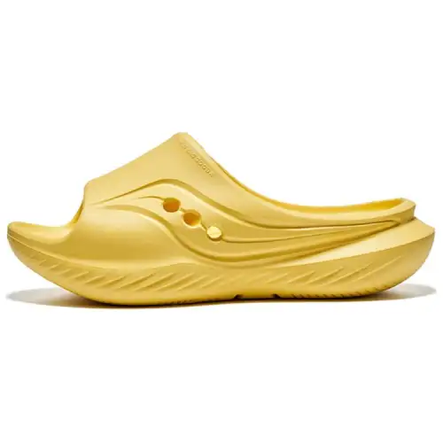 Saucony Cradle Slip Resistant Slide Slippers Unisex Yellow