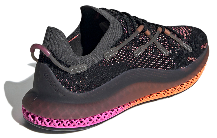 Кроссовки adidas adidas originals 4D Fusio (черный / оранжевый) — фото 4