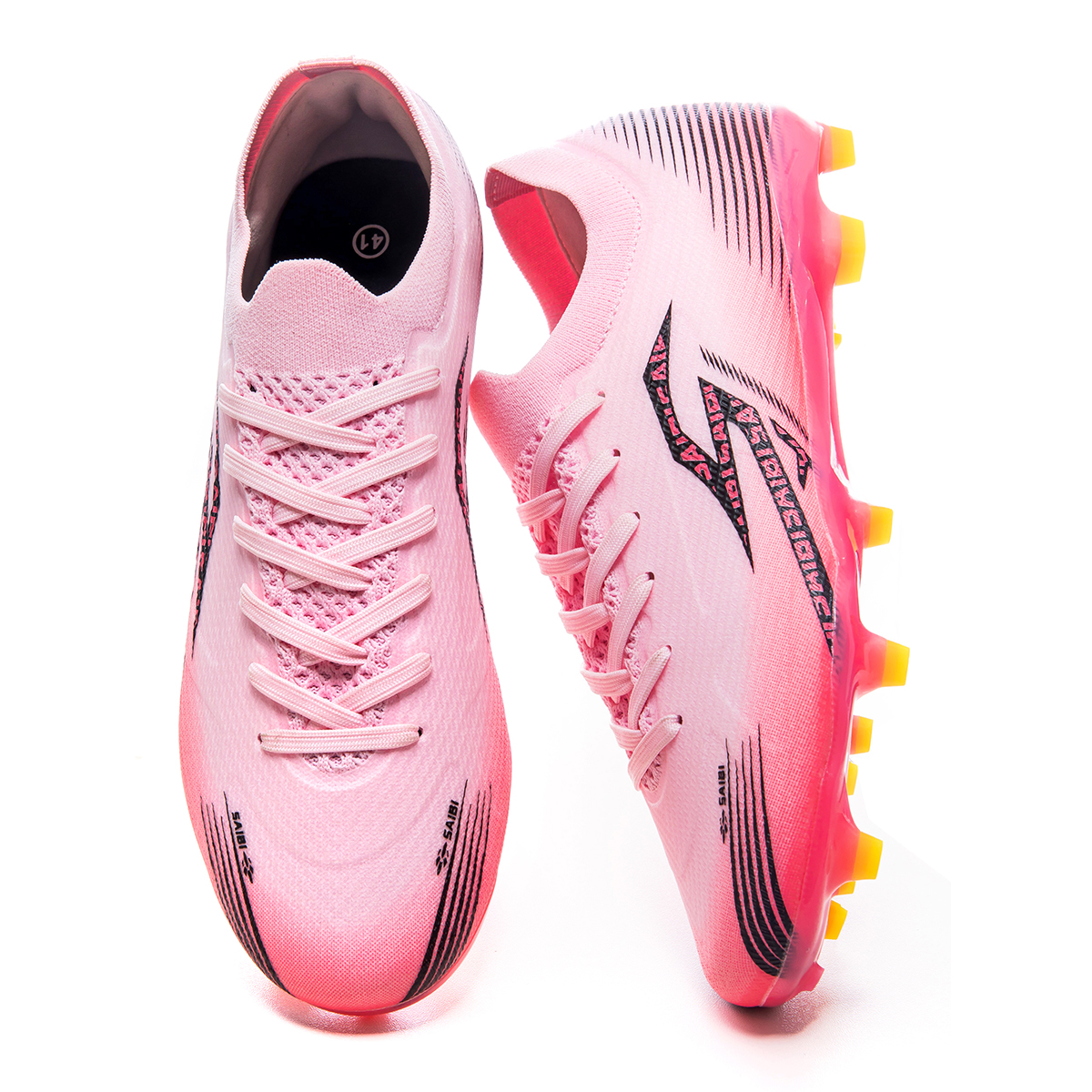 Saibi AG Artificial Ground FG Firm Ground Fabric Soccer Shoes Unisex