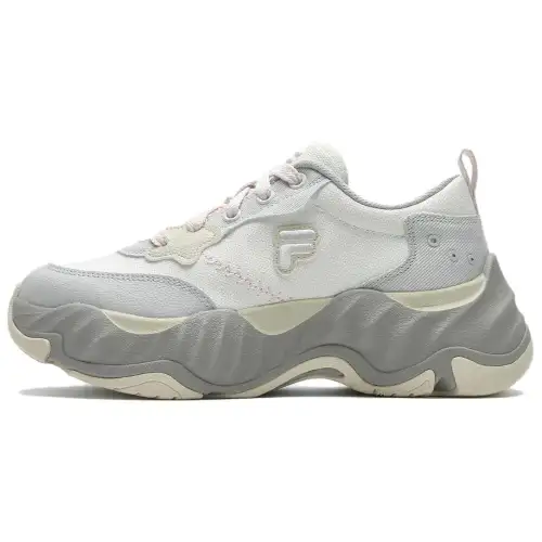 FILA FUSION STARFISH II Starfish 2 Textile, Synthetic Leather Low top Casual Shoes Women's White Gray
