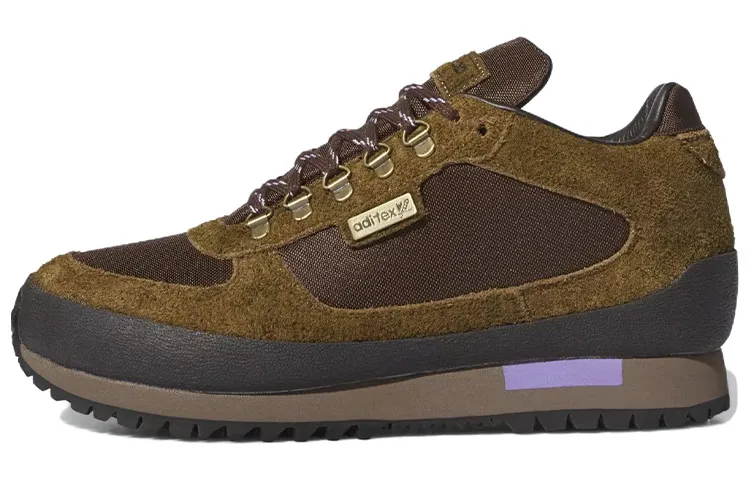 Adidas Originals X Blondey McCoy Winterhill Mesh, Textile, Suede Slip Resistant Low top Casual Shoes Men's Brown