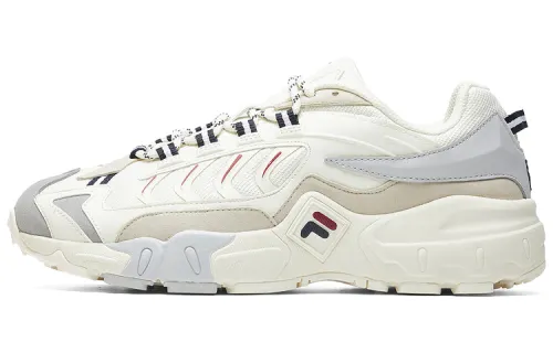 FILA Fila Predator 1 Fabric Sports Retro Breathable Low-top Life Casual Shoes Women's White Gray