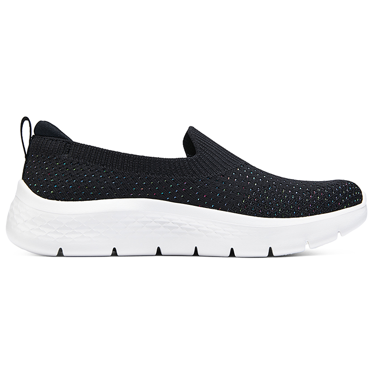Skechers Go Walk Fle Mesh, Textile Wear resistant And Lightweight Low top Casual Shoes Women’s Black White