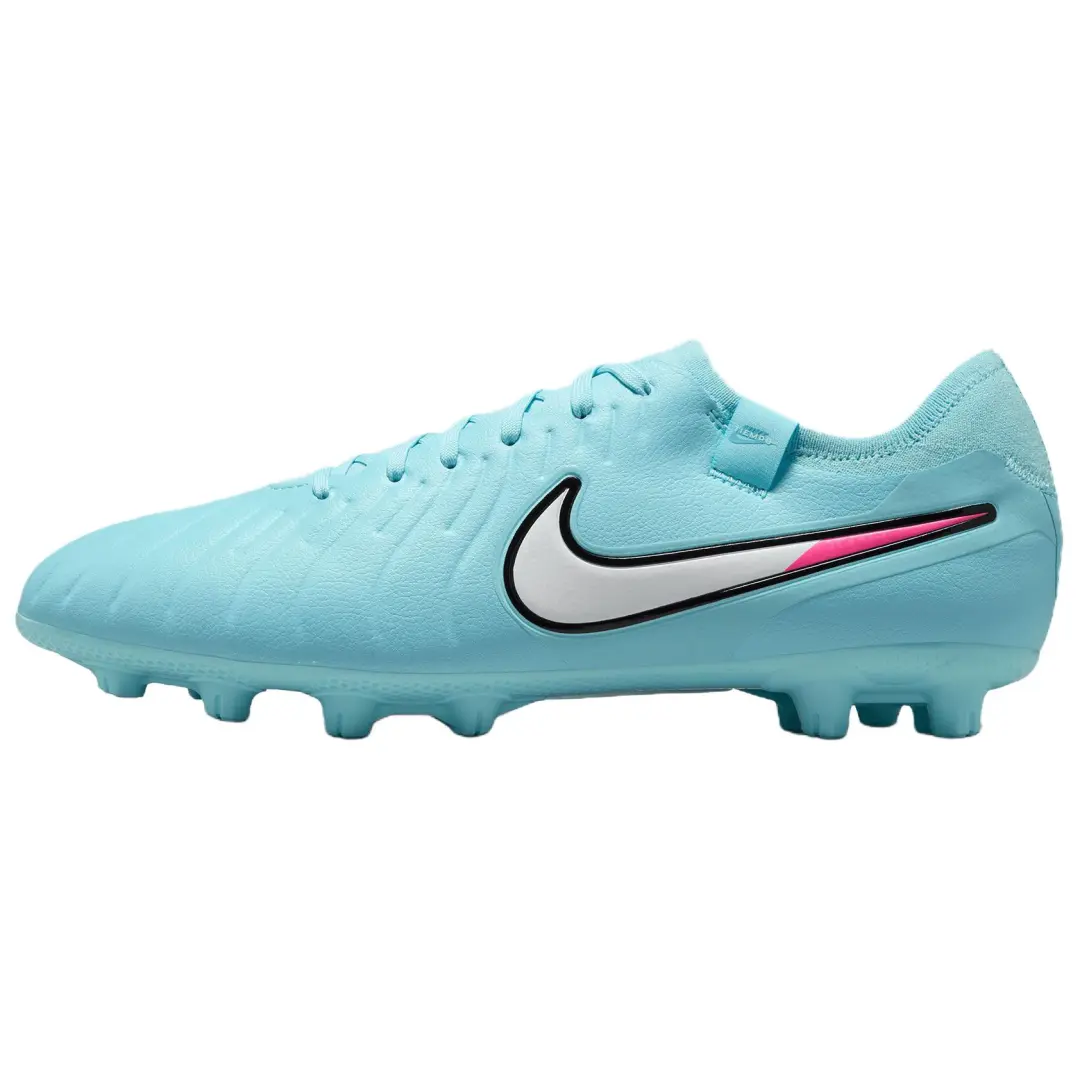 Nike Tiempo Legend 10 Pro Slip Resistant Abrasion Resistant Soccer Shoes Men's Blue