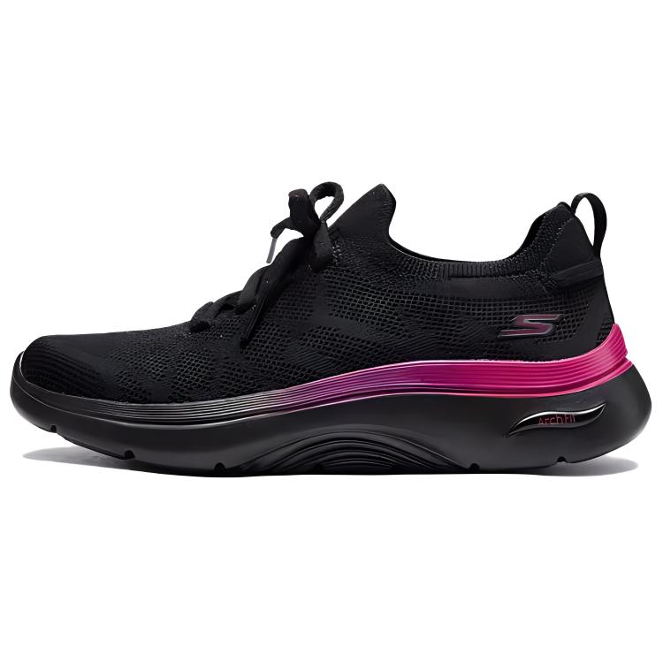 Skechers GO Walk Arch Fit 2.0 Comfortable And Breathable Cushioning, Wear Resistant Low top Casual Shoes Women’s Black