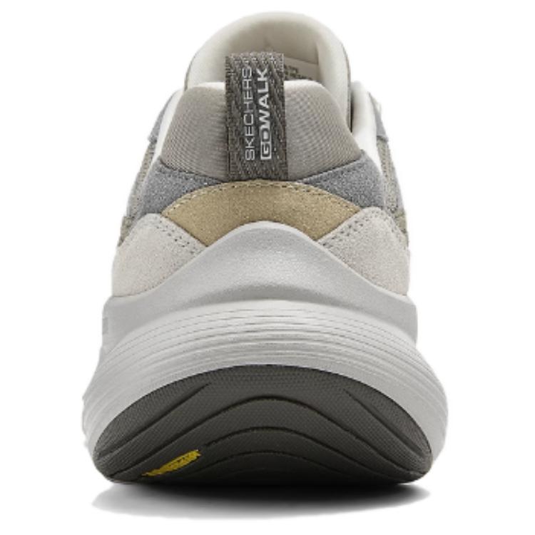 Skechers MEN’S GO WALK Cushioning Low top Casual Shoes Men’s Gray White