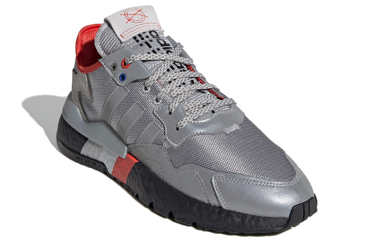Кроссовки adidas Originals Nite Jogger (серо-серебристые) — фото 3