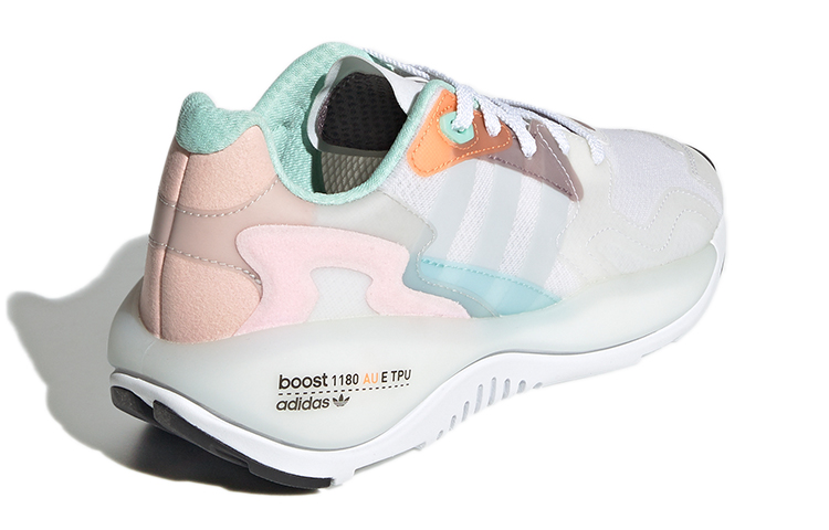 Женские кроссовки adidas originals ZX Alkyne (бело-сине-розовые) — фото 4