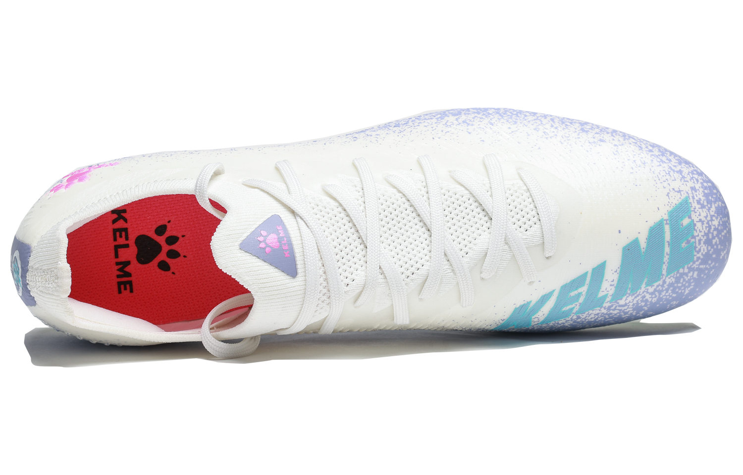 KELME MG Multi Ground Soccer Shoes Unisex White Purple