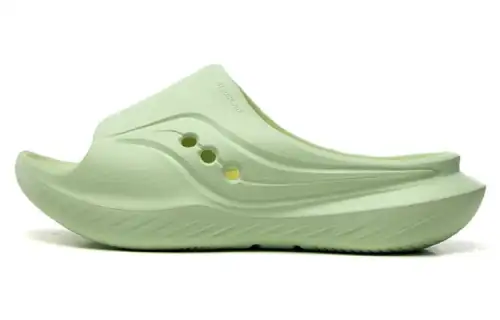 Saucony Cradle Slip Resistant Abrasion Resistant Slide Slippers Unisex Green