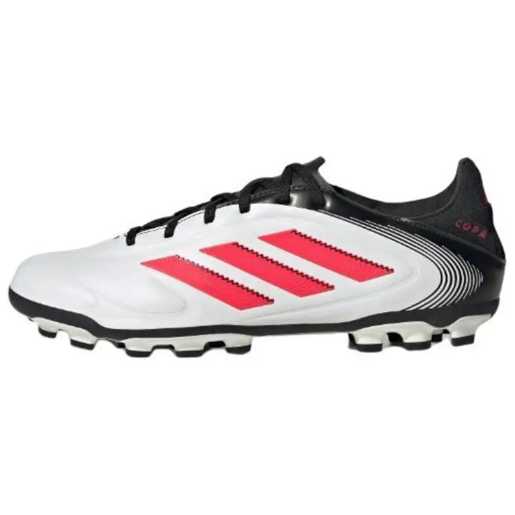 Adidas Copa Pure 3 AG Artificial Ground Slip Resistant Abrasion Resistant Soccer Shoes Unisex White Red Black