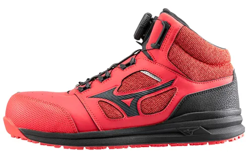 Mizuno Almighty Casual Shoes Men's High Top Red