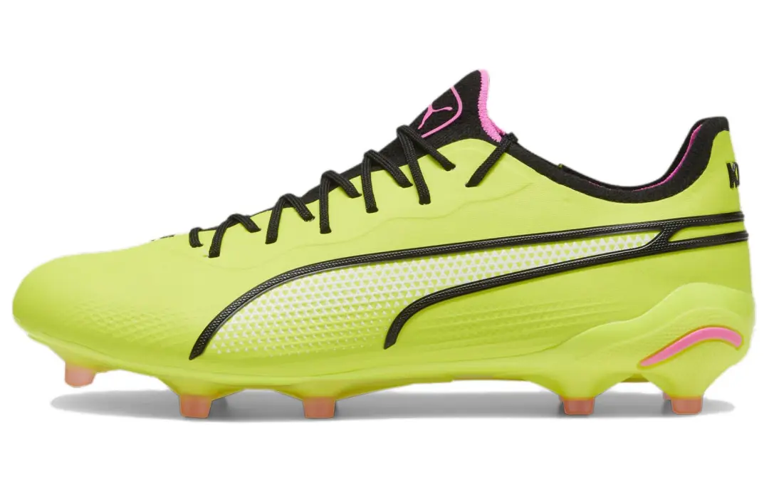 PUMA King Ultimate FG/AG Cleats 'Solar Yellow Black'
