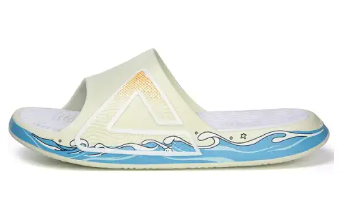 PEAK x ZUGUOSANSHALVHAIGUI EVA Slide Slippers Women's Caribbean Blue