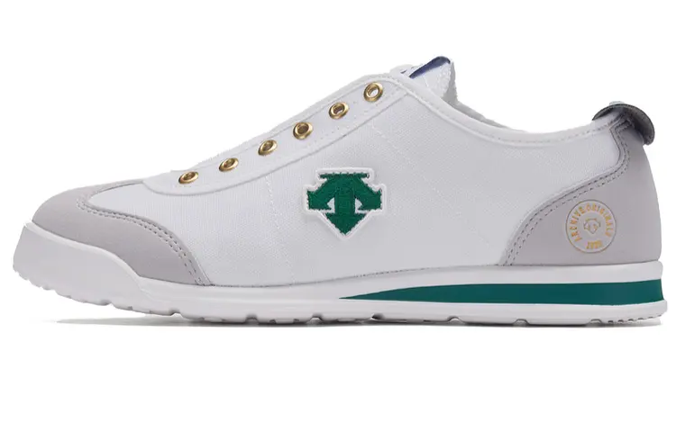 DESCENTE Chron Casual Shoes Unisex Low Top White/Green
