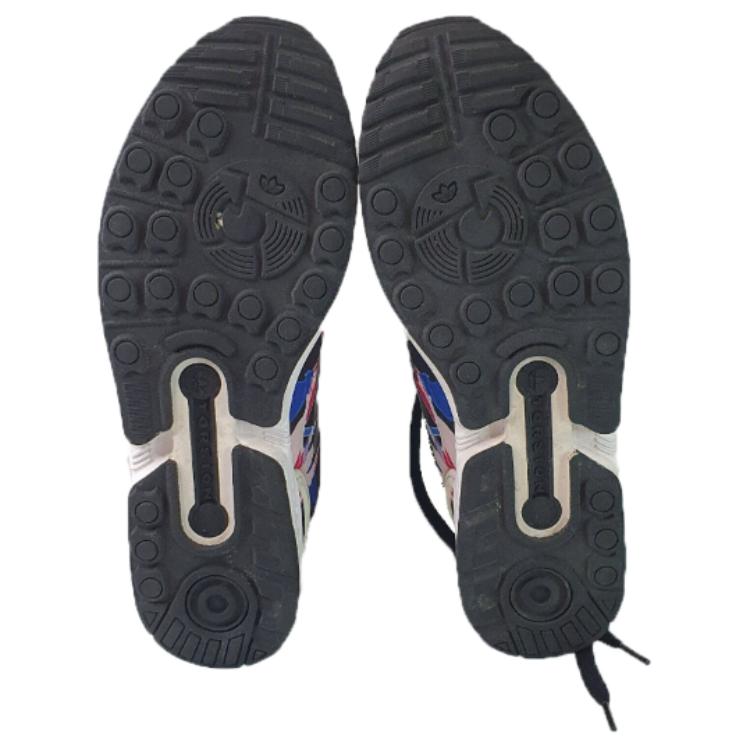Кроссовки adidas originals ZX Flux (черно-сине-белые) — Чёрныйсинийбелый — фото 6