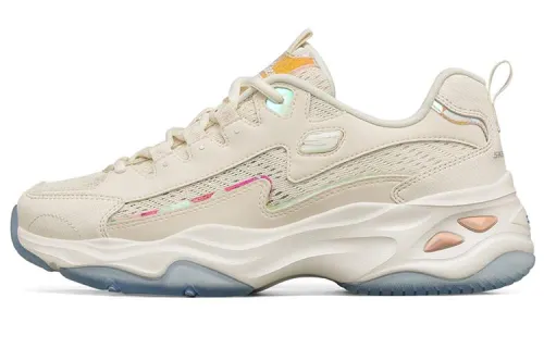 Skechers D'Lites 4.0 Low Running Shoes Gs White Women's