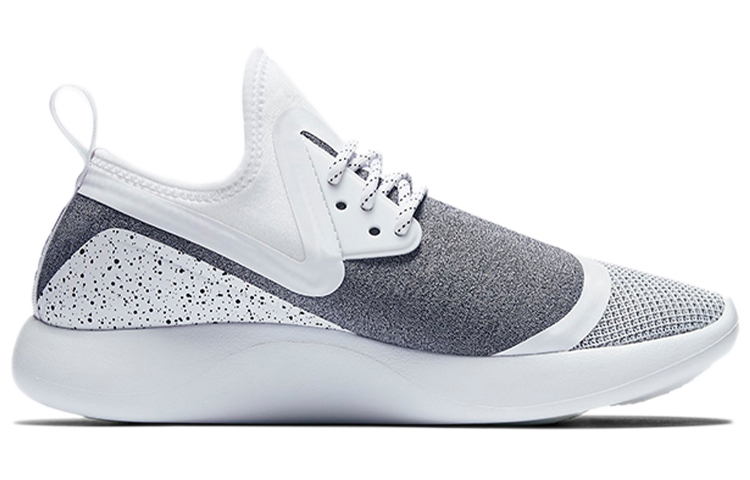 Женские кроссовки Nike LunarCharge (серый / белый) — фото 2
