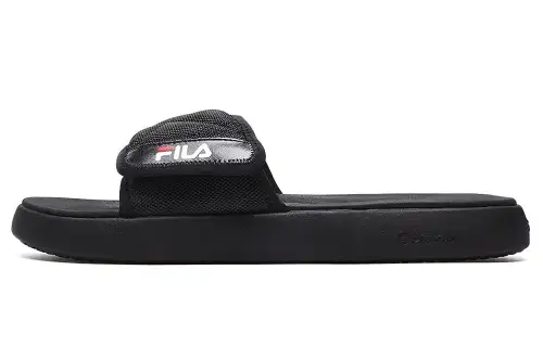 FILA FUSION Donut Slippers 'Black'