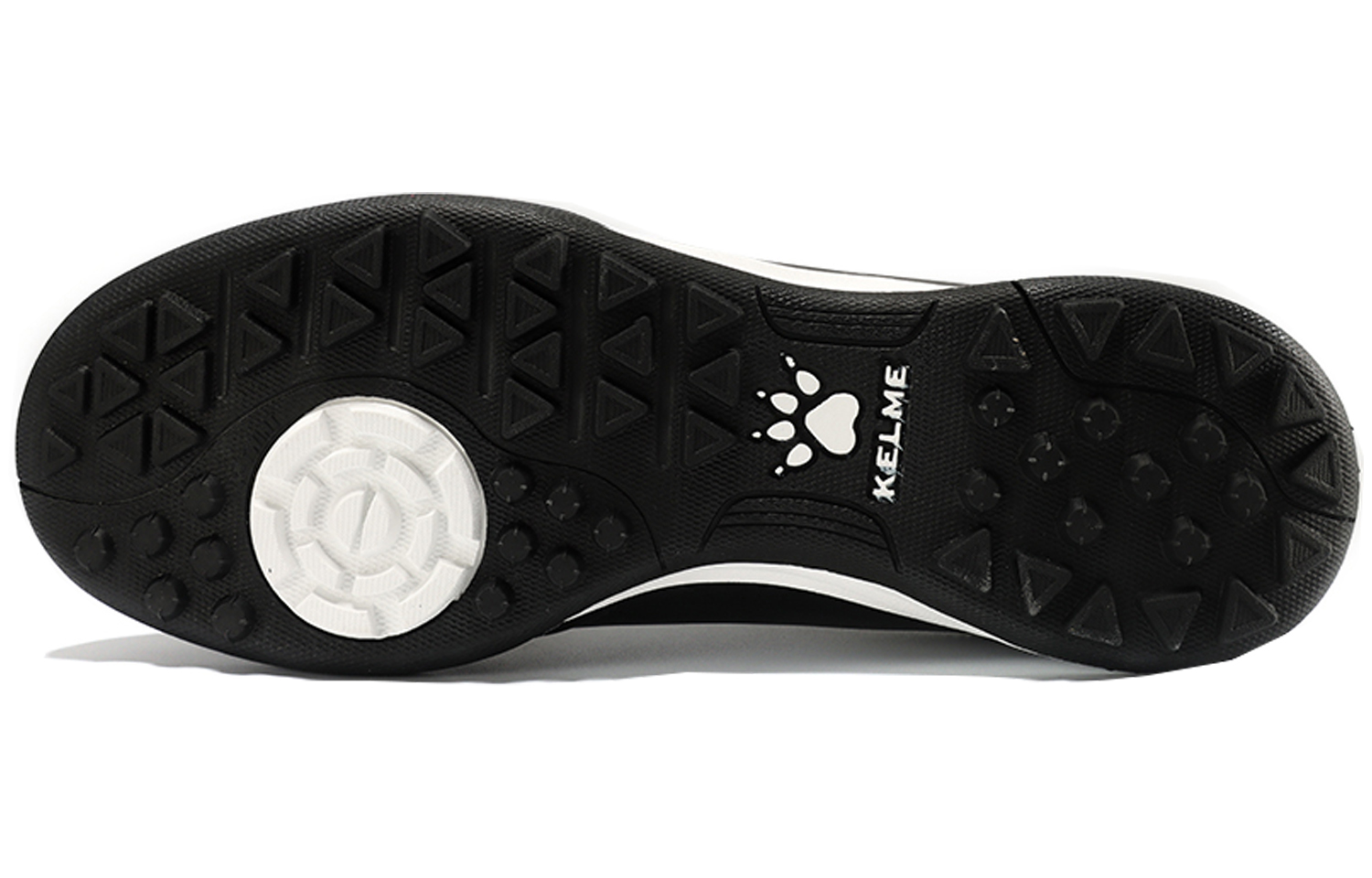 KELME TF Turf Slip Resistant, Abrasion Resistant, Breathable Soccer Shoes Unisex Black