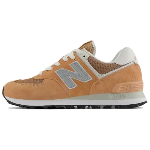 New Balance NB 574 Cushioning Abrasion Resistant Cushioning, Wear Resistant Low top Casual Shoes Unisex Yellow