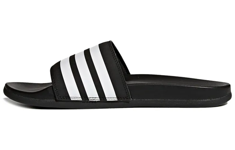 Adidas Adilette Comfort Slides Slide Slippers Unisex Black White