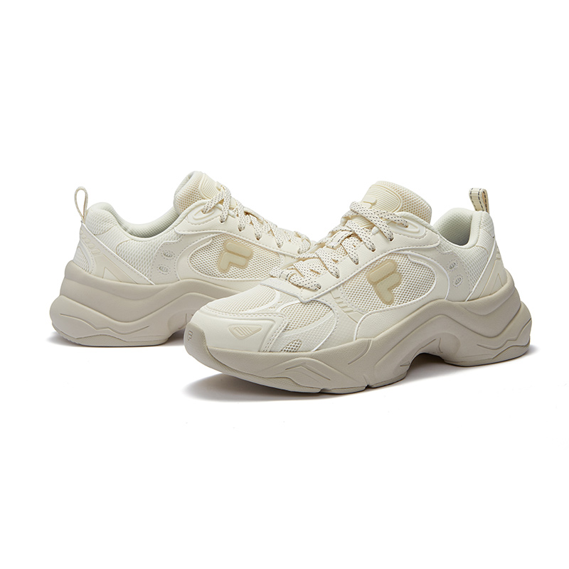 Женские кроссовки Fila FUSION UNIQUE (молочно-белые) — 古白色 — фото 5
